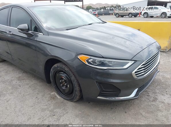 3FA6P0CD3LR130126 2020 FORD FUSION Gray წინა ხედი