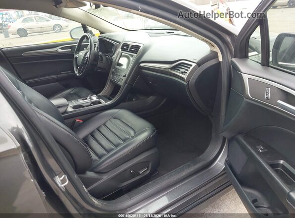 3FA6P0CD3LR130126 2020 FORD FUSION Gray წინა სალონის ხედი