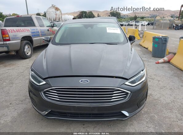 3FA6P0CD3LR130126 2020 FORD FUSION Gray უკანა სალონის ხედი