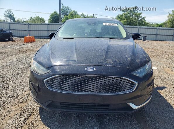 3FA6P0CD4KR237619 2019 FORD FUSION Black Դիմացի տեսք