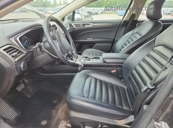 3FA6P0CD4KR270443 2019 FORD FUSION Угольный Вид салона спереди