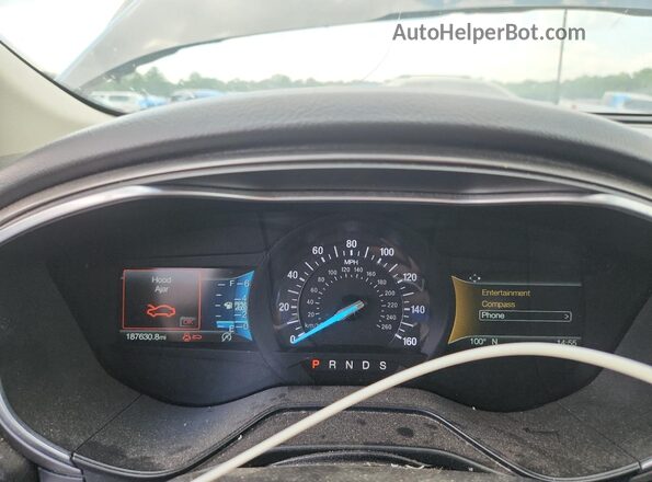 3FA6P0CD4KR270443 2019 FORD FUSION Угольный Вид щитка приборов