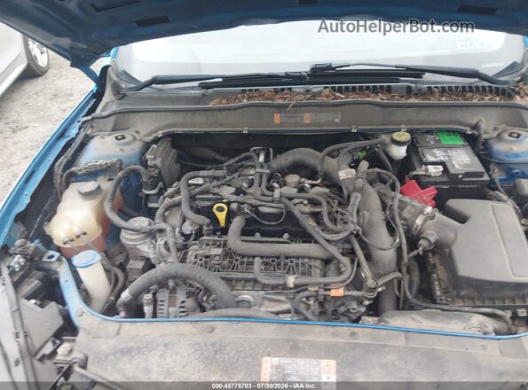 3FA6P0CD5KR260956 2019 FORD FUSION Blue უკანა ხედი