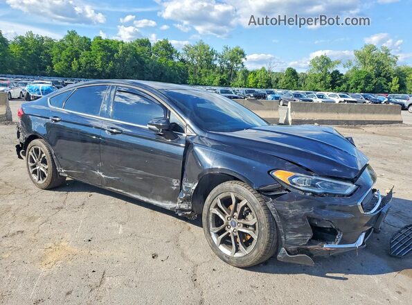 3FA6P0CD5LR185676 2020 FORD FUSION Black Front right