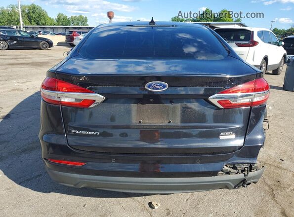 3FA6P0CD5LR185676 2020 FORD FUSION Black Rear view