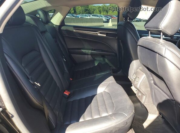 3FA6P0CD5LR185676 2020 FORD FUSION Black Rear seats view