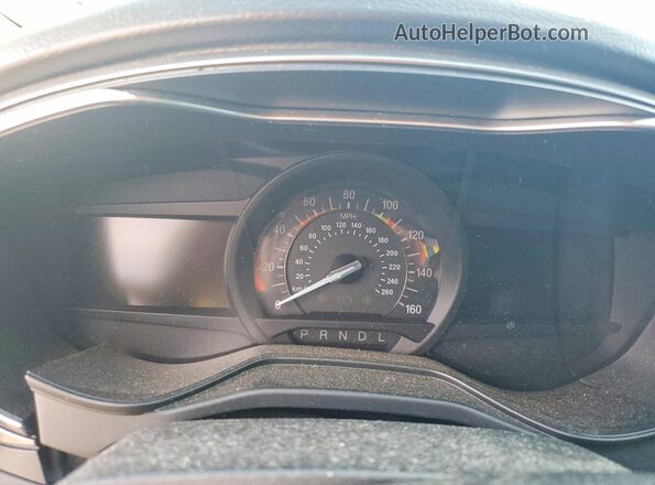 3FA6P0CD5LR185676 2020 FORD FUSION Black Instrument cluster view