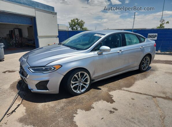 3FA6P0CD5LR196080 2020 FORD FUSION Silver 