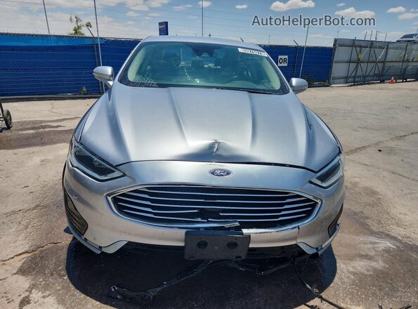 3FA6P0CD5LR196080 2020 FORD FUSION Silver VIN კოდის სტიკერის ხედი