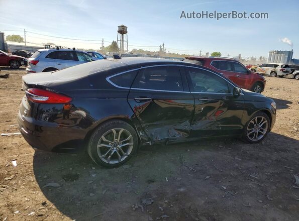 3FA6P0CD6KR129020 2019 FORD FUSION Black Trasero derecho
