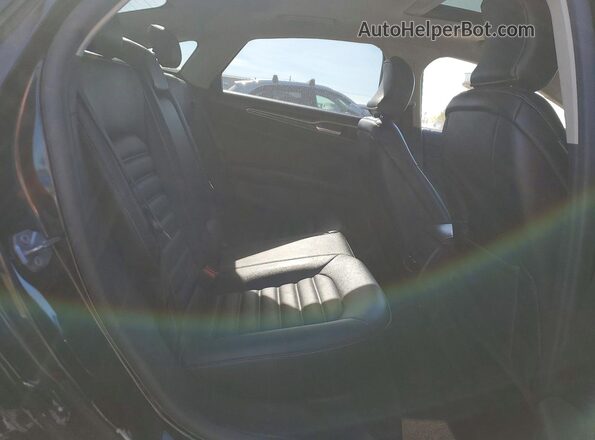3FA6P0CD6KR129020 2019 FORD FUSION Black Vista de los asientos traseros