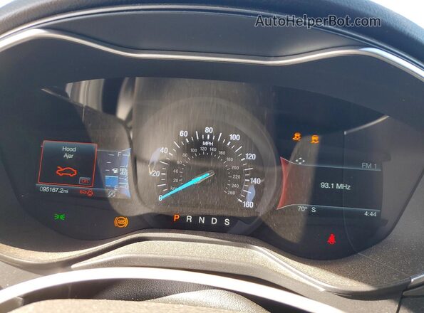 3FA6P0CD6KR129020 2019 FORD FUSION Black Vista del cuadro de instrumentos