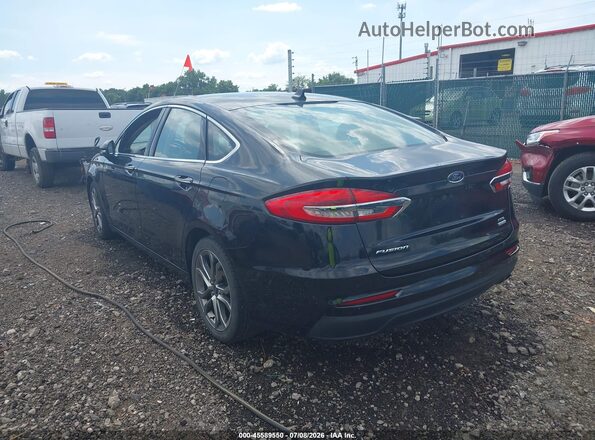 3FA6P0CD6KR180436 2019 FORD FUSION Черный Задняя левая четверть
