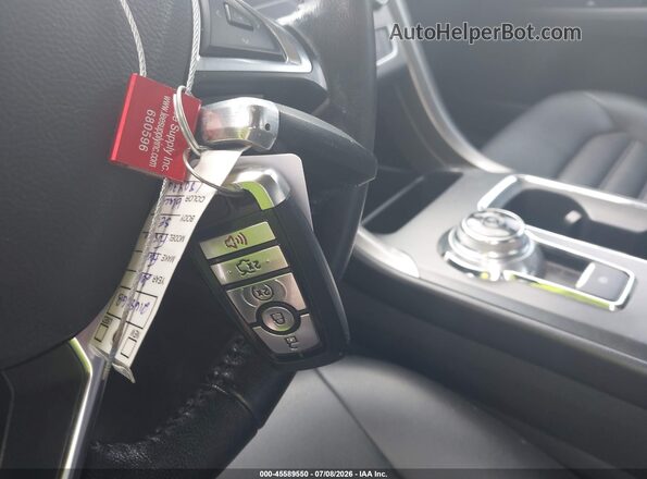 3FA6P0CD6KR180436 2019 FORD FUSION Черный Вид панели приборов