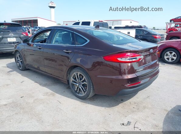 3FA6P0CD6KR219834 2019 FORD FUSION Темно-бордовый Задняя левая четверть