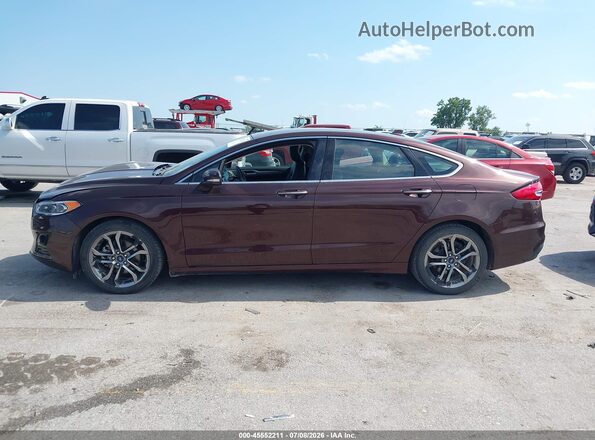 3FA6P0CD6KR219834 2019 FORD FUSION Темно-бордовый Панорамный вид салона 360°