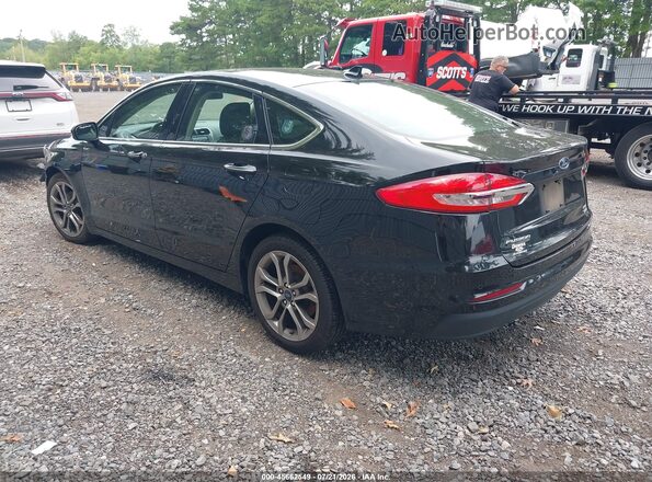 3FA6P0CD6KR222894 2019 FORD FUSION Black Trasero izquierdo
