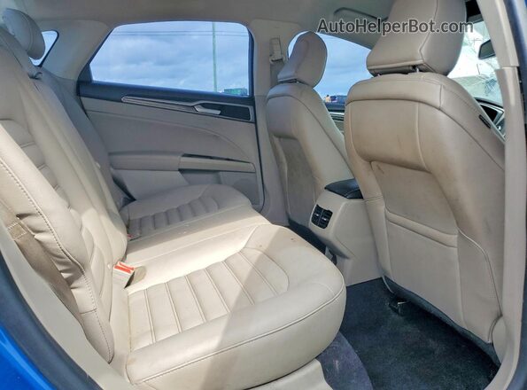 3FA6P0CD6LR116821 2020 FORD FUSION Синий Вид задних сидений