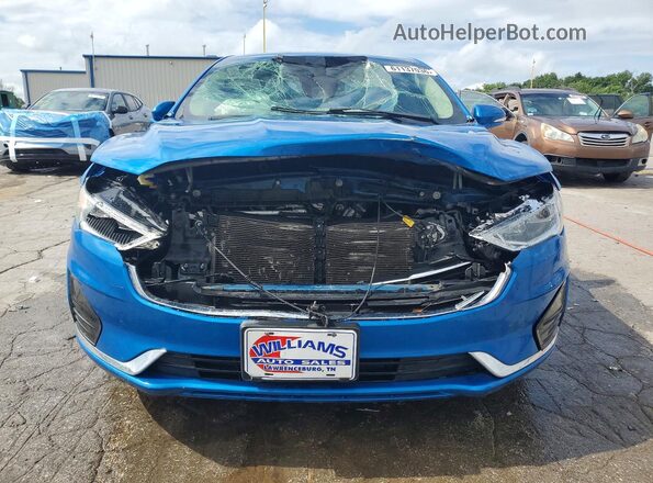 3FA6P0CD6LR116821 2020 FORD FUSION Синий Вид спереди