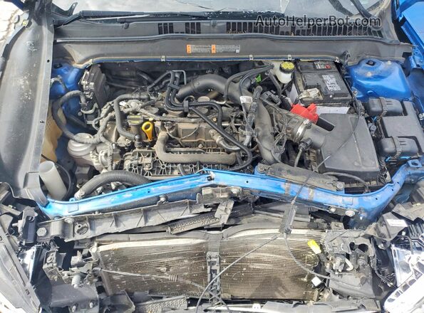 3FA6P0CD6LR116821 2020 FORD FUSION Синий Вид задней части салона