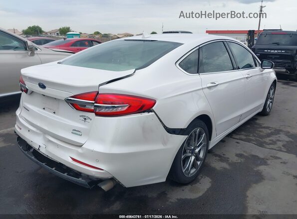 3FA6P0CD7KR146490 2019 FORD FUSION White Задня права чверть