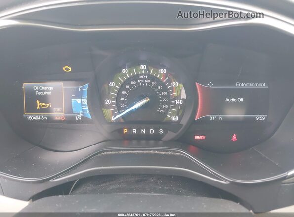 3FA6P0CD7KR146490 2019 FORD FUSION White Вид задніх сидінь