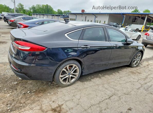 3FA6P0CD7KR181644 2019 FORD FUSION Черный Задняя правая четверть