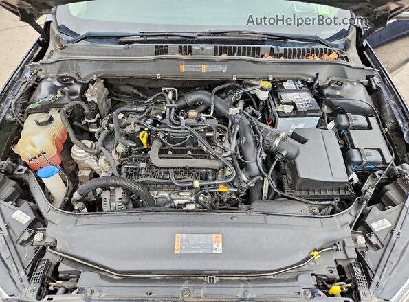 3FA6P0CD7KR181644 2019 FORD FUSION Черный Вид задней части салона