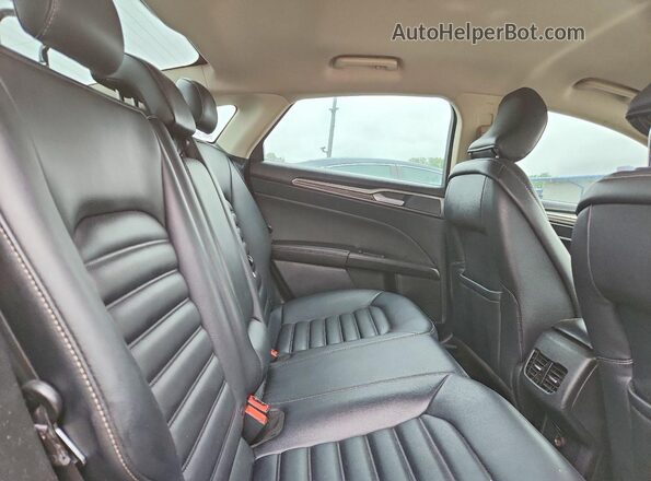 3FA6P0CD7KR181644 2019 FORD FUSION Черный Вид задних сидений
