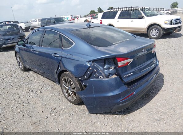3FA6P0CD7KR193616 2019 FORD FUSION Синий Задняя левая четверть