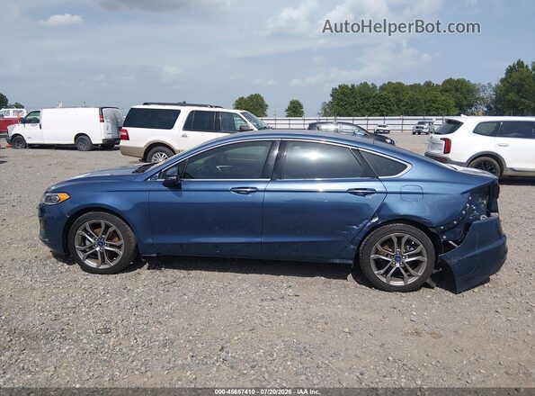 3FA6P0CD7KR193616 2019 FORD FUSION Синий 