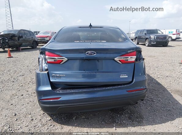3FA6P0CD7KR193616 2019 FORD FUSION Синий 
