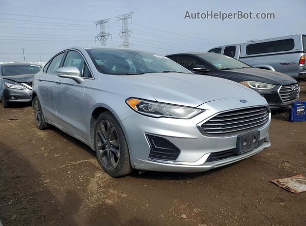 3FA6P0CD7KR254284 2019 FORD FUSION Silver Передня права чверть