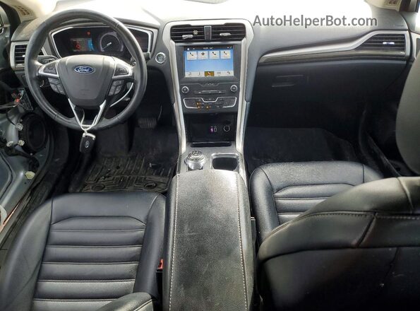3FA6P0CD7KR254284 2019 FORD FUSION Silver Вид панелі приладів