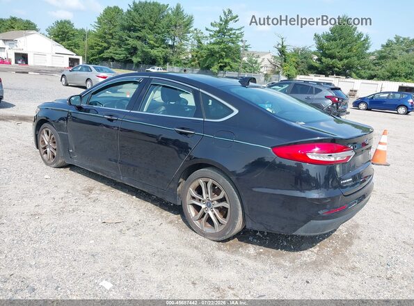 3FA6P0CD8KR237221 2019 FORD FUSION Черный Задняя левая четверть