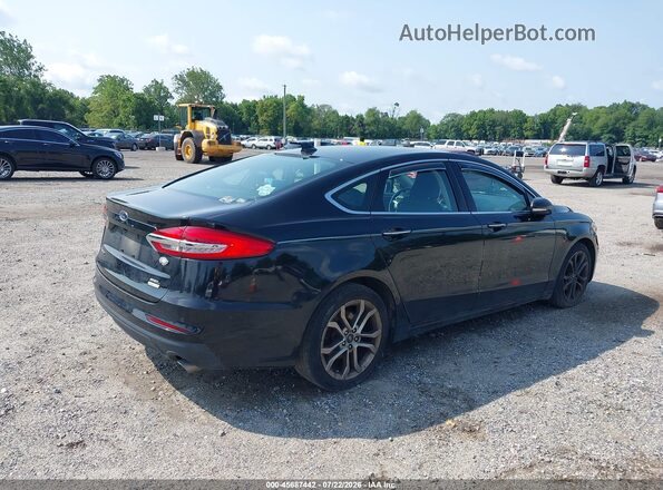 3FA6P0CD8KR237221 2019 FORD FUSION Черный Задняя правая четверть