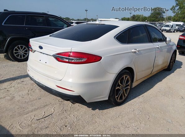 3FA6P0CD8KR253984 2019 FORD FUSION Белый Задняя правая четверть