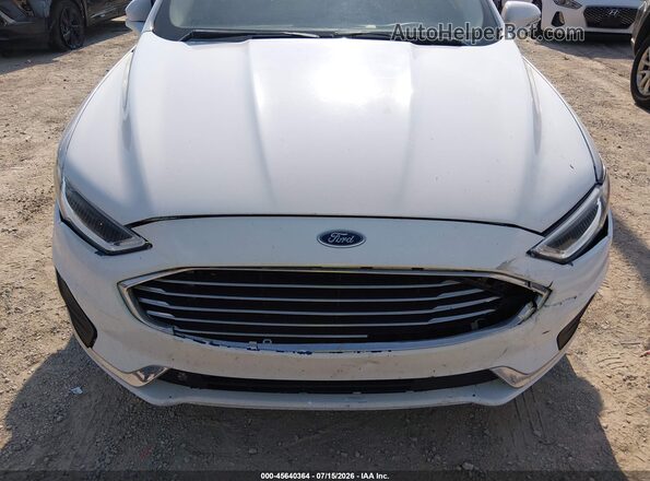 3FA6P0CD8KR253984 2019 FORD FUSION Белый Вид щитка приборов