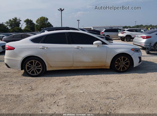 3FA6P0CD8KR253984 2019 FORD FUSION Белый Вид задней части салона