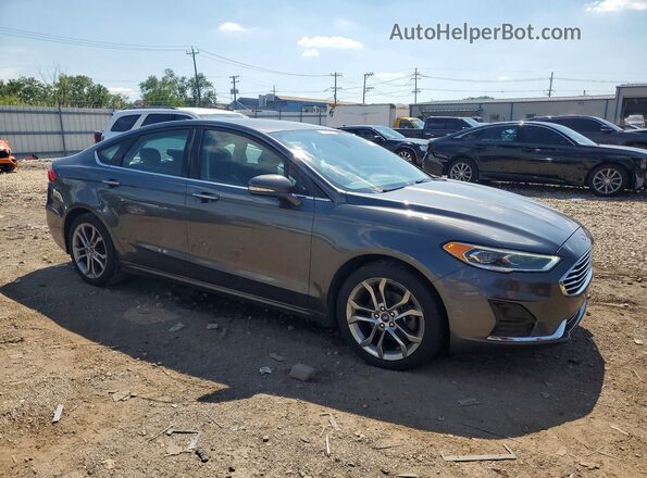 3FA6P0CD8LR195795 2020 FORD FUSION Gray Delantero derecho