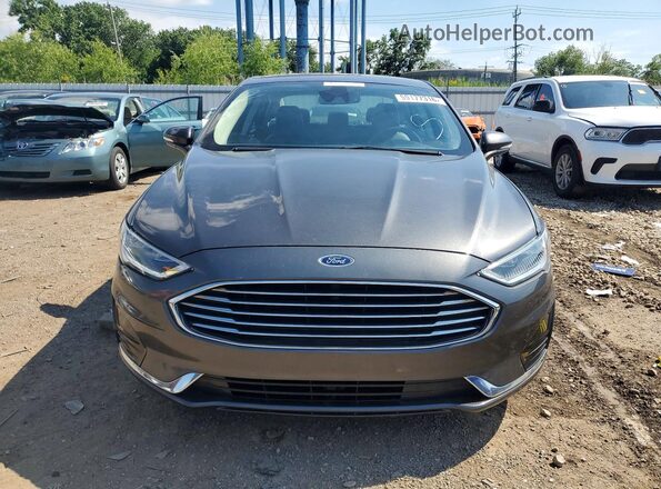3FA6P0CD8LR195795 2020 FORD FUSION Gray Vista frontal