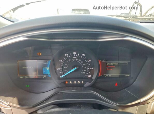 3FA6P0CD8LR195795 2020 FORD FUSION Gray Vista del cuadro de instrumentos