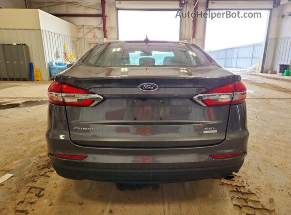 3FA6P0CD8LR196042 2020 FORD FUSION Black Вид ззаду