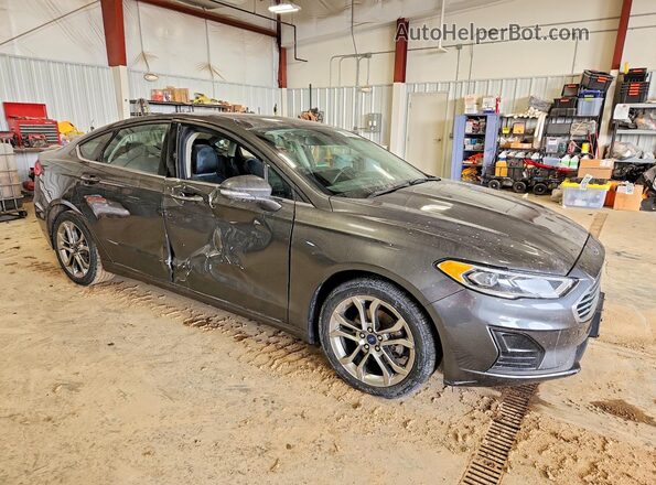 3FA6P0CD8LR196042 2020 FORD FUSION Black Передня права чверть