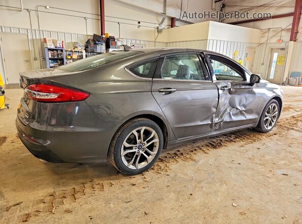 3FA6P0CD8LR196042 2020 FORD FUSION Black Задня права чверть