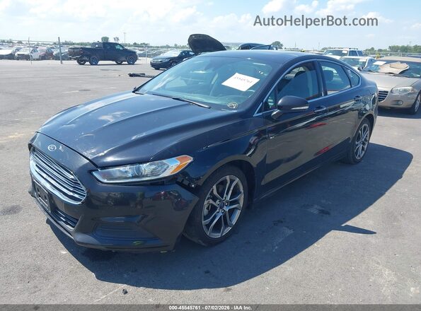 3FA6P0CD9KR233551 2019 FORD FUSION Черный Передняя левая четверть