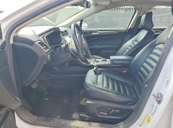3FA6P0CD9LR138084 2020 FORD FUSION White Вид салону спереду