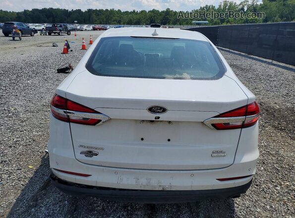 3FA6P0CD9LR138084 2020 FORD FUSION White Вид ззаду