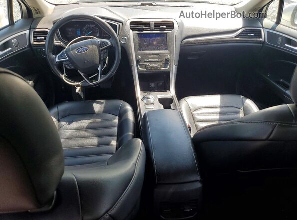 3FA6P0CD9LR138084 2020 FORD FUSION White Вид панелі приладів