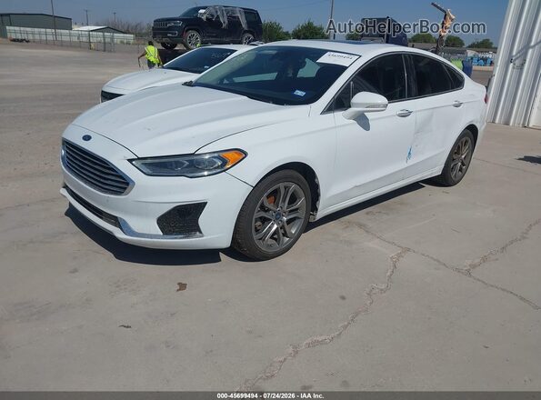 3FA6P0CDXKR142014 2019 FORD FUSION White Przód lewy